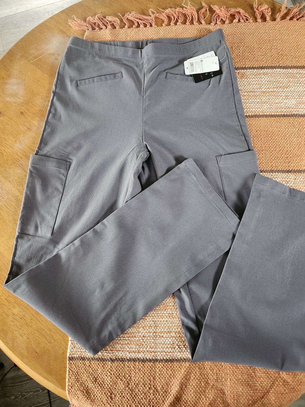 Inspire Gray Scrub Pants | Women’s Medium | Pull-On Utility Workwear Medical NWT